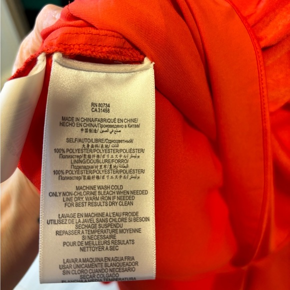 BCBG Maxazaria XXS Poppy Red Dress - Picture 6 of 8